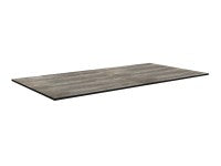 Plateaux dinatoires réversibles Ping Pong avec accessoires - Compatible tables de jeu 7 pieds - Coloris Industriel