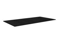 Plateaux dinatoires réversibles Ping Pong avec accessoires - Compatible tables de jeu 7 pieds - Coloris Noir boisé