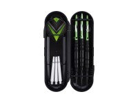 Jeu de 3 fléchettes professionnelles à pointe acier 23gr - Modèle Cupra - Coloris vert