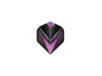 Jeu de 3 fléchettes professionnelles à pointe acier 23gr - Modèle Cupra - Coloris violet
