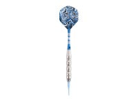 Jeu de 3 fléchettes professionnelles à pointe plastique 22gr - Modèle Deep Sea - Coloris bleu