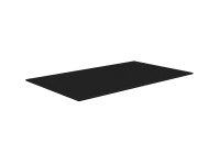 Plateaux dinatoires réversibles Ping Pong avec accessoires - Compatible tables de jeu 6 pieds - Coloris Noir grainé