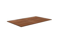 Plateaux dinatoires réversibles Ping Pong avec accessoires - Compatible tables de jeu 6 pieds - Coloris Hêtre boisé