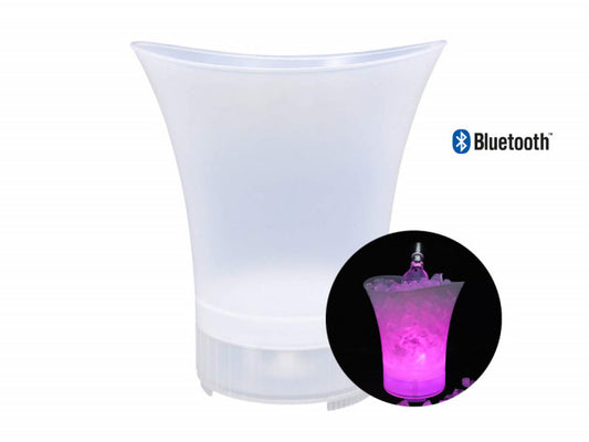 Seau à glace 5L Bluetooth avec haut parleur et LED