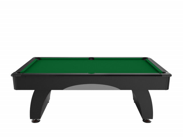 Billard Dallas 7 pieds - Coloris Noir grainé tapis vert