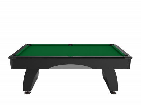 Billard Dallas 7 pieds - Coloris Noir grainé tapis vert