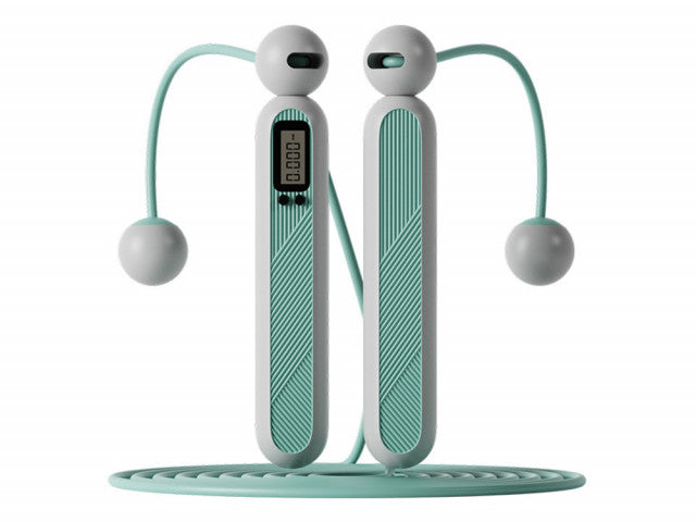Corde à sauter à compteur électronique - Modèle Jump4it - Bleue