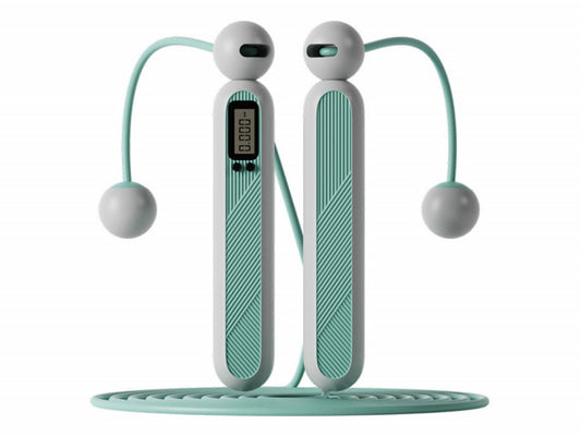 Corde à sauter à compteur électronique - Modèle Jump4it - Bleue