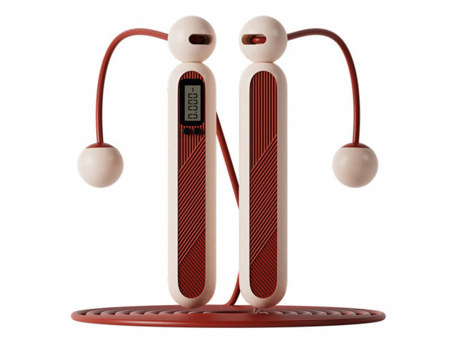 Corde à sauter à compteur électronique - Modèle Jump4it - Rose