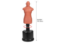 Mannequin de boxe BOB à hauteur réglable 160-182cm DF SPORTS - Coloris naturel