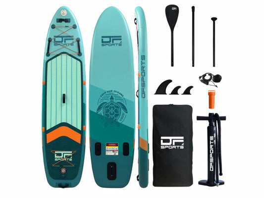 Paddle gonflable 320cm DF SPORTS - Modèle Palawan - Bleu