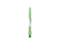 Jeu de 3 fléchettes professionnelles à pointe acier 23gr - Modèle Cupra - Coloris vert (4)