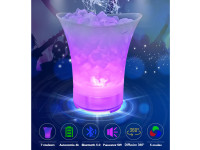 Seau à glace 5L Bluetooth avec haut parleur et LED (2)