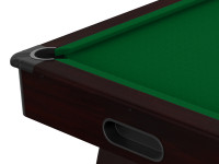 Billard Dallas 7 pieds - Coloris Wengé boisé tapis vert (3)