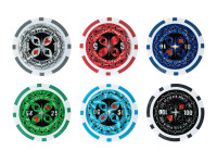 Mallette de poker 500 jetons numérotés 14gr - Modèle Deluxe (2)